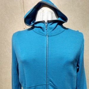 Ibex Merino wool zip up hoodie